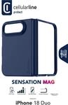 Cellularline Sensation Case iPhone Duo Black (SENSMAGIPH18FLDK)