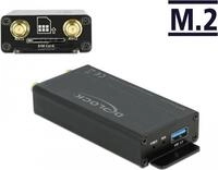 DeLOCK USB3.0 Converter for M.2 Key B module with SIM slot and enclosure -