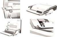 Fellowes 3-in-1-Multifunktions-Bindeger&auml;t Lyra, wei&szlig;/silber Binden, Heften & Lochen