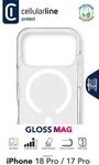 Cellularline Gloss MagSafe Case MAG iPhone 18 Pro Transparent (GLOSSMAGIPH18PROT)