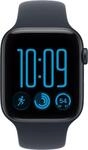 Apple Watch SE 3 Aluminium 44mm Mitternacht (Sportarmband navyblau) M/L (MJL94ZR/A)
