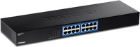 TRENDnet TEG S17 - Switch - 16 x 10/100/1000 - an Rack montierbar