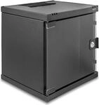 Delock 10 Netzwerkschrank 6 HE mit Glast&uuml;r zur Stand- oder Wandmontage 240 mm Tiefe