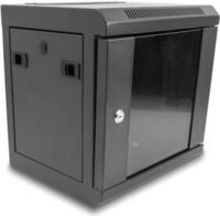 Delock 43417 - 10 Netzwerkschrank 6 HE schwarz - Schwarz (43417)