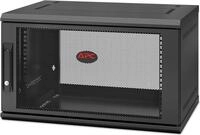 APC NetShelter WX AR106SH4 - Geh&auml;use - geeignet f&uuml;r Wandmontage - Schwarz - 6U -