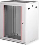 ROLINE 19 Zoll Wandgeh&auml;use Basic Plus 600x450 BxT grau - Wandgeh&auml;use...
