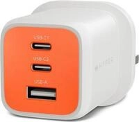Targus HyperJuice Flex - Netzteil - GaN - 65 watt - 3 Ausgabeanschlussstellen (2 x