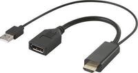 RF-4777274 HDMI Konverter[2x HDMI-Stecker USB 2.0 Buchse A - 1x DisplayPort