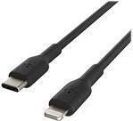 Belkin CAA003bt2MBK - 2 m - Lightning - USB C - M&auml;nnlich - M&auml;nnlich - Schwarz