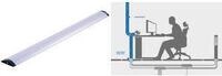Bachmann Easy-Bridge 100cm ALU eloxiert silber, trittfester Bodenkanal f&uuml;r Teppich-