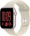 Apple Watch SE 3 Aluminium 44mm Polarstern (Sportarmband sand) M/L (MJL54ZR/A)