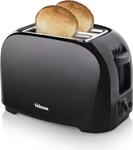 Tristar BR-1025 Toaster - 2 Scheibe(n) - Schwarz - Kunststoff - Tasten - Drehregler -