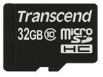 Transcend - Flash-Speicherkarte - 32GB - Class 10 - microSDHC (TS32GUSDC10)