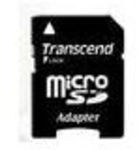 Transcend - Flash-Speicherkarte (microSDHC/SD-Adapter inbegriffen) - 4GB - Class 10 -