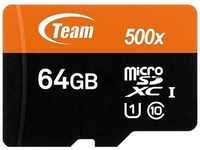 TEAM TUSDX64GUHS03, Team - Flash-Speicherkarte (microSDXC-an-SD-Adapter inbegriffen)