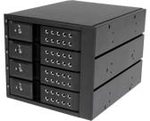 StarTech.com 4 Bay Aluminum Trayless Hot Swap Mobile Rack Backplane for 8,90cm (3.5)