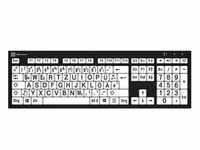 LogicKeyboard LKB-LPBW-BJPU-DE, LogicKeyboard XL Print NERO - Tastatur - German