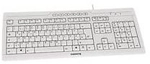 CHERRY STREAM 3.0 - Tastatur - USB - Schweiz - Tastenschalter: CHERRY SX - Pale Gray