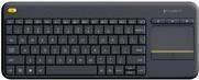 Logitech 920-007119, Logitech K400 Plus Tastatur RF Wireless QWERTY Schwarz