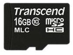 Transcend - Flash-Speicherkarte - 16GB - Class 10 - microSDHC (TS16GUSDC10M)