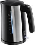 Melitta Look Aqua Wasserkocher 1,7 l Schwarz - Edelstahl 2400 W (221714)