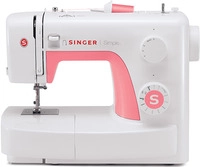 Freiarm-Nutzstich-N&auml;hmaschine Singer Simple 3210 wei&szlig;-rosa (SIMPLE 3210)