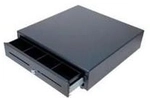 Star CB-2002 FN, schwarz Kassenlade, Front&ouml;ffnung, Ma&szlig;e (BxHxT): 410x114x415mm,