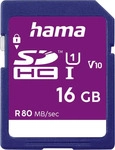 Hama 00124134, Hama - Flash-Speicherkarte - 16GB - UHS Class 1 / Class10 - SDHC UHS-I