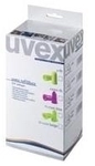 uvex Geh&ouml;rschutz-Nachf&uuml;llbox one2click, Farbe: lime Einweg-Geh&ouml;rschutzst&ouml;psel