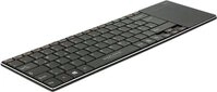 Delock Funktastatur f&uuml;r Smart TV und Windows PCs mit Touchpad 6 mm flach (12454)