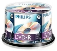 Philips DM4S6B50F/00, DVD-R Philips 4,7GB 50pcs spindel 16x (DM4S6B50F/00)