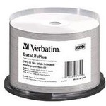 Verbatim DataLifePlus - 50 x DVD-R - 4,7GB 16x - mit Tintenstrahldrucker bedruckbare