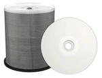 MediaRange Inkjet Fullsurface-Printable - 100 x DVD-R - 4,7GB 16x - wei&szlig; - mit