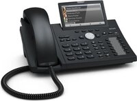 Snom D375 - IP-Telefon - Schwarz - Kabelgebundenes Mobilteil - Tisch/Wand - Im Band -