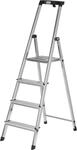 Krause Safety - Stufenleiter - 4 Stufen - Arbeitsh&ouml;he: 2.85 m - Aluminium (126320)