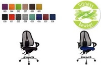 Topstar B&uuml;rostuhl Sitness 38,10cm (15), Stoffbezug: schwarz stufenlose