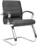 TOPSTAR Besucherstuhl TD Lux 15 8789A80 Leder schwarz (8789A80)