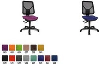 TopsTar B&uuml;rodrehstuhl Sitzh&ouml;he 430-510mm schwarz mit Lendenwirbelst&uuml;tze ohne