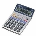 Sharp EL337C, Sharp EL-337C - Desktop-Taschenrechner - 12 Stellen - Solarpanel,