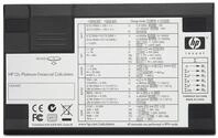 HP 12c Platinum Finanzrechner schwarz/silber (HP-12C PLAT/INT)