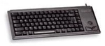 Cherry Compact-Keyboard G84-4400 - Tastatur - USB - Englisch - Schwarz