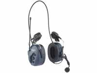 3M XH001680442, 3M PELTOR LiteCom Binaural Nackenband Schwarz - Blau - Weiß Headset