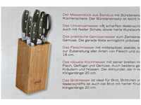 Rösle 13050, RÖSLE Besteck Schlitzmesserblock Bambus Holz (13050)