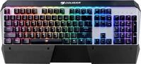COUGAR Gaming Attack X3 RGB Tastatur USB QWERTZ Deutsch Schwarz - Silber