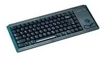 CHERRY Compact-Keyboard G84-4400 - Tastatur - USB - Englisch - US - Schwarz
