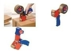 tesa Packer Handabroller f&uuml;r 50mm x 66m Rollen, blau-rot (56402-0-0- 56402-00002-00)