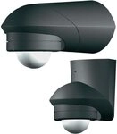 Grothe 94535 Bewegungsmelder 360&deg; Schwarz Schwarz Erfassungswinkel 360 &deg;