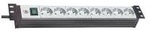 brennenstuhl Steckdosenleiste - 8-fach - 3,0m - Schwarz/Lichtgrau - 48,30cm (19)
