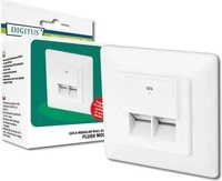 Digitus DN-9005-N, DIGITUS DN-9005-N - Anschlussdose, unterputz - RJ-45 X 2 - RAL