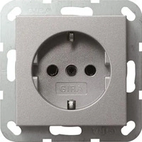 Gira 018826, Gira Einsatz Schutzkontakt-Steckdose System 55, Standard 55, E2, Event,